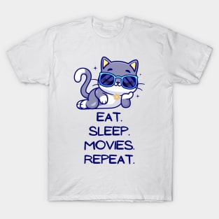 Indoor cat cartoon T-Shirt